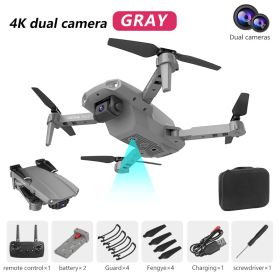 E99pro2 Rc Drone 1080P 4k HD Camera WiFi Fpv Drone Dual Camera Quadcopter Real-time Transmission Helicopter Toys Birthday Gift (Ships From: China, Color: 04 Quadcopter)